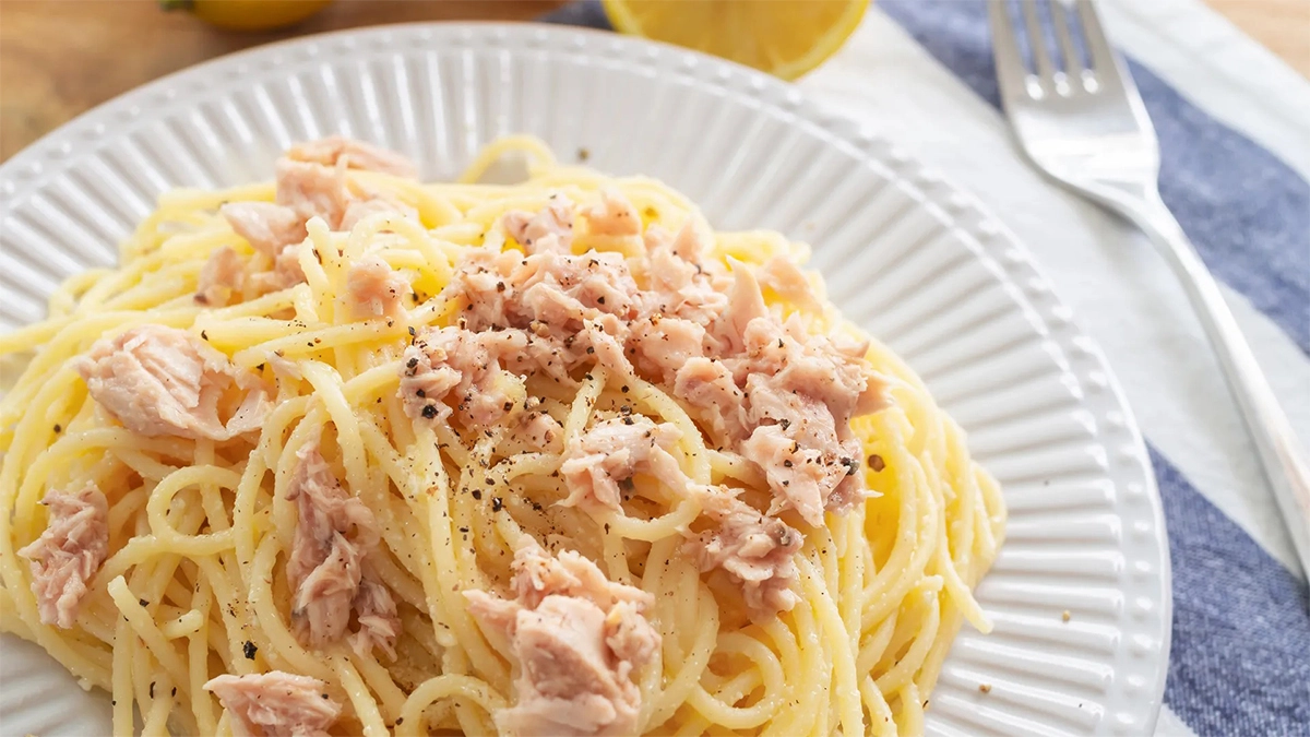 Pâtes au thon et citron - Recettes Italiennes