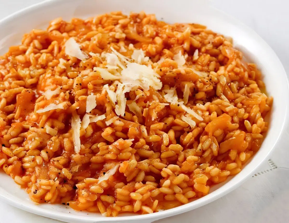 Risotto WW aux tomates et parmesan - Recettes Italiennes