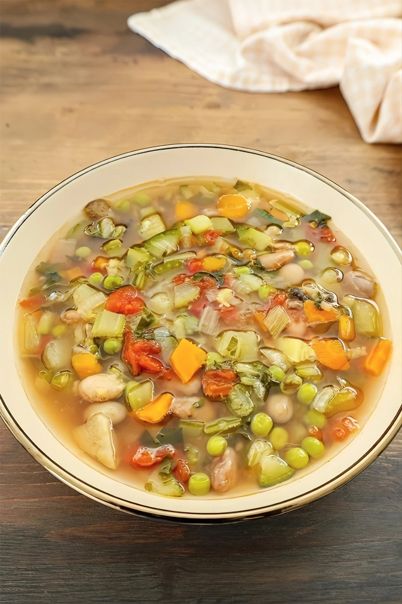 Minestrone de légumes Minestrone de légumes