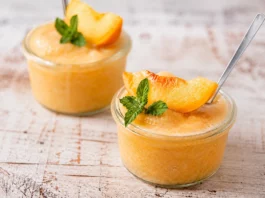 Sorbet aux pêches Sorbet aux pêches